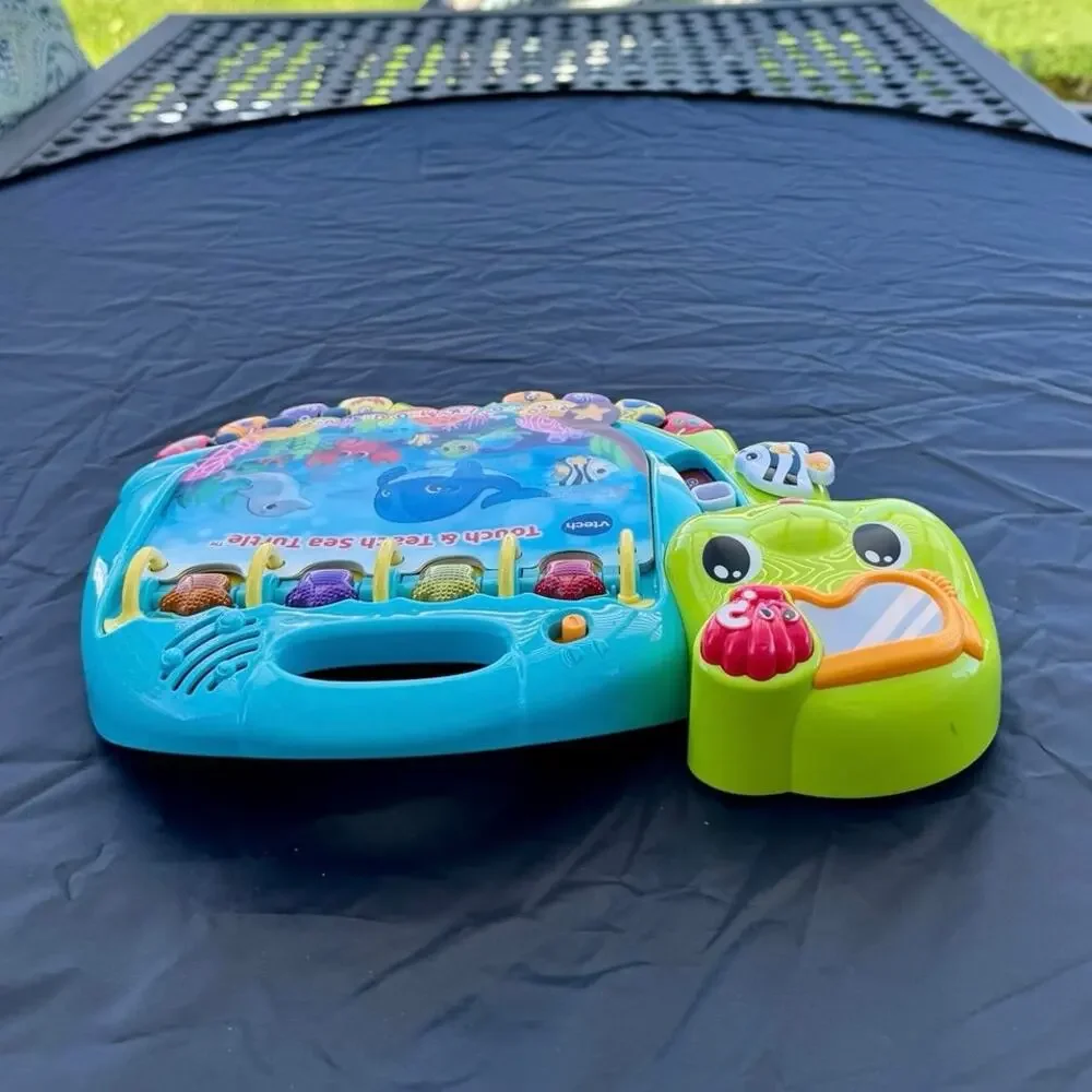 VTech Touch & Teach Sea Turtle Interactive Learning Toy Book Toddler 12-36M